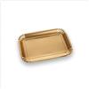 VIRSUS Vassoi per Pasticceria in Cartone Colore ORO, (Misura 3) 23,5x17 cm, Navetta Monouso per Dolci, Pasticcini, Rustici, Torte, 5CF x 20Pz (100)