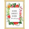 MG Design Cornice 30x45 cm - colore Naturale, in legno, con vetro acrilico - da appendere in verticale o in orizzontale, senza sfondo, per foto, poster, puzzle