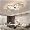 Hsyyz Plafoniera a LED Moderna Dimmerabile Lampada da soffitto per soggiorno Illuminazione da camera da letto con telecomando,Lampadario per soggiorno,Luci per camera Lampada da soffitto per ufficio