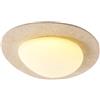 HGTYDV2 Lumo del soffitto di travertino Giallo Nordico 3 Colori a Filo a Filo a sfioramento del soffitto LED Finitura Giapponese Wabi Sabi Natural Stone Bilking Lampada per Camera