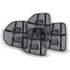 MONYRAY Air Flow, supporto lombare, cuscino per sedile auto o schienale sedia 4 pcs