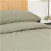 TRAMAS+ Set Copripiumino King Size 270x240cm, 100% cotone, Copripiumino e 2 federa da letto 55x80cm, Certificata STANDARD 100 by OEKO-TEX - Verde Secco