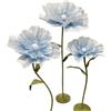 Generic Decorazioni Floreali Giganti,Fiori Decorativi Serigrafati con Base per Feste di Compleanno Giardini Uffici Case Matrimoni Lauree Feste Vetrine di Negozi(Light blue)