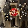 kina - UVNT0051 Vetrofanie Natalizie Adesivi Decorazione Vetrine Negozi Trasparente Removibile Riposizionabile - Palline Natale Ing Merry Christmas Buone Feste Happy New Year 90x35 cm