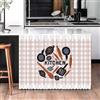 Wansiman Tendina sottolavello Cucina,Tenda Corta per Finestra,Tenda da Cucina Corta,per Armadio da Cucina,Armadio,Bagno,Mobile Lavatrice,Facile da Installare(Autoadesivo Hook Loop)