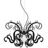 iPlex Gorgon, Lampadario Nero 60cm