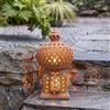 Generico Lampada in Terracotta Naturale Artigianale Tunisina - Atmosfera da Mille e Una Notte (23x23 cm, H. 43 cm) 1302251102