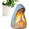 Generic Preghiera luce notturna - Vergine Maria lampada da comodino - decorazione da scrivania per angolo lettura, soggiorno, cucina, corridoio, cameretta dei bambini