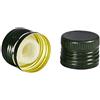 MONDO VIRO Tappi prefilettati Verde con salvagoccia per Bottiglie Olio in Vetro Ø 31,5 (50)