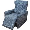 WWQQKJ 4-Pezzi Copripoltrona Relax Reclinabile Universale, Moderna Fodere Copripoltrona Reclinabile 1 Posto Elasticizzato Lavabile Rimovibile,Copertura per Poltrona Reclinabile(Color 25)