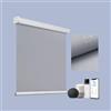 TIPIACE Tende Oscuranti Motorizzate Smart Hard-Wired o Ricaricabili, Tessuto Spesso Impermeabile Blackout Totale per Interni, Personalizzabili su Misura (Light Grey)