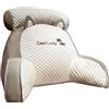 BaoT8YLu - Cuscino da Lettura per Letto, Supporto Schiena 2 in 1 per Seduta sul Letto, Cuscino Multifunzionale per Divano con Braccioli, Cuscino Ergonomico per Schiena per Divano, Letto, Poltrona