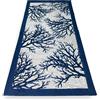Tex family Tappeto Antiscivolo Mare Marino Coralli Blu Made in Italy - Cm. 55x190