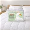 La biancheria per la casa Piumino Oca Stream Estivo Leggero 150 GR. 80% Piuma Oca 20% Piumino Oca (MATRIMONIALE 2 PIAZZE CM. 250X200, Bianco)