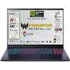 Acer Predator Helios Neo 16s Ai, Notebook Gaming, Intel Ultra 9-275X, 24core, RAM DDR5 32Gb, SSD 1Tb, Display 16 Oled 240Hz, DCI-P3 al 100%, Geforce RTX 5070 8Gb, Win 11Pro, Preconfigurato