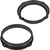 tomzz Audio 2803-021 Anelli per altoparlanti staffe adattatore compatibile con Audi A1 A3 A4 A5 A6 A7 A8 Q2 Q3 Q5 porta anteriore per altoparlanti DIN 200mm