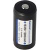 Keeppower 18350 - 1200 mAh, 3,6 V - 3,7 V, protezione batteria agli ioni di litio, dimensioni: circa 39 x 18,6 mm