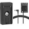 Raeisusp NP-F - Piastra adattatore per batteria DR-E6 LP-E6 LP-E6N per Canon EOS 5D Mark II III 6D 70D 5DSR 7D 60D 70D 80D 6D Mark II