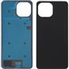Senza Marchio Ricambio Copri Batteria + 1 biadesivo compatibile con Xiaomi Mi 11 Lite 4G M2101K9AG Vetro protezione Posteriore Back Cover Retro Scocca + adesivo (Nero)