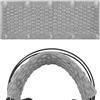 Geekria Fascia per cuffie Bose, AKG, inclusi Sennheiser, Sony, Audio-Technica-Fascia cuscino, per un maggiore Comfort e protezione, colore: grigio, taglia: L