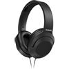 Philips H2005BK/00 Cuffie Stereo Over Ear con Filo 2 m Driver al Neodimio da 40 mm, Isolamento Acustico Passivo, Fascia Regolabile e Leggera Nero, On Ear, Wired