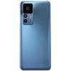 Generico Copri Batteria + biadesivo + lente compatibile con Xiaomi Redmi K50 Ultra / 12T 22071212AG Ricambio Vetro Posteriore Back Cover Retro Scocca adesivo + lente con cornice (BLU)
