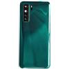 Senza Marchio KIT Copri Batteria + biadesivo + lente compatibile con Huawei P40 Lite 5G / CDY-NX9A CDY-N29A n.1 Vetro Posteriore Back Cover Retro Scocca + adesivo + Lente con cornice GREEN