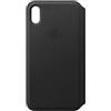 Apple Custodia folio in pelle (per iPhone XS Max) - Nero