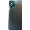 Generico Ricambio Copri Batteria + biadesivo + lente compatibile con XIAOMI REDMI NOTE 12 PRO 5G 22101316C 22101316I Ricambio Vetro Posteriore Back Cover Retro Scocca adesivo + lente con cornice (Blu)