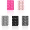 Gosknor 5 Pezzi Supporto a Ventosa per Telefono, Supporto a Ventosa in Silicone per Telefono Supporto Adesivo per Telefono Impugnatura Adesiva per Selfie e Video (Colore 1)