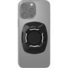 Lumi Zenva Adattatore Universale Compatibile con per Quad Lock Supporto Rapido per Smartphone Moto Bicicletta Auto e Accessori Resistente e Sicuro per Quad Lock Auto (Nero)