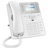 SNOM D735 Globale Desk telefono ITSPA 2020 Award, ad alta risoluzione 2.7" Graphical display TFT, 32 Self-etichettatura tasti funzione, 8 fisiche, PoE, DSP, 2x Gigabit Ethernet, USB; Bianca; 00004396