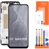 AGCUT Schermo LCD per Realme GT Master Edition 4G RMX3360 Sostituzione dello Schermo per Realme GT Master Display di Vetro Touch Screen Digitalizer Assembly con Strumenti (6,43 Pollici,Nero con Cornice)