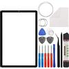 Duotipa Sostituzione dello schermo frontale in vetro compatibile con Samsung Galaxy Tab S5e, schermo frontale esterno in vetro per Samsung Galaxy Tab S5e SM-T725, SM-T720 da 10,5 pollici con strumenti