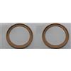 Electric House coppia 2 pz Supporto anello mdf legno per altoparlanti casse woofer 20cm 200mm con incavo e smusso