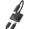 Aksenli Adattatore Doppio Lightning Jack Cuffie Caricatore(2in1)per iPhone 14 13 Pro Max per Apple MFi Certified Cavo Aux Audio Dongle per iPad Cavetto Autoradio Accessori Lighting Headphone Ricarica Adapter