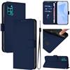 Generico Custodia compatibile con MOTOROLA MOTO G22 XT2831-3 / E32 / E32S Copertura COVER STAND flip LIBRO gel tpu PORTAFOGLIO case protezione display magnetica eco pelle taschinbi interni porta card (blue)