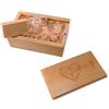 ZELEKTA CHIAVETTA USB in Legno e Cristallo 64 GB - USB 3.0 Veloce per Fotografo e Videomaker di Matrimonio - Memoria Flash Elegante per Archiviazione di Foto e Video - Pendrive Regalo Professionale