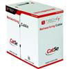 Techly Professional 028153 Matassa F/UTP Cavo Cat.5E CCA 305m Flessibile Grigio Grigio