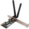 ciciglow Adattatore WiFi Wireless per Computer, Adattatore WiFi PCI E Scheda di Rete 300Mbps 2,4GHz con 2 Antenne, per WINS 7 8 10 11 E per Linux