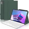 WINCHKING Tastiera per Lenovo Tab P11 (2nd Gen), Custodia per 11,5 per Lenovo Tab 11(TB350FU/TB350XU 2022), Layout Italiano, Tsatiera Slim Bluetooth Rimovibile Magnetica, Verde scuro