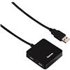 HAMA HUB USB 2.0, 4 porte con cavo