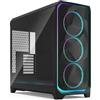 Fractal Design Meshify 3 XL Ambience Pro RGB - Case PC Gaming ATX con Vetro Temperato, Alta Ventilazione, Tre Ventole ARGB, Frontale in Rete e Hub Adjust Pro