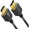 Stouchi Cavo HDMI 2.1 ultra sottile 8K 0,5 m, Stouchi Cavo HDMI 2.1 Hyper Fin,Cavo HDMI 8K Estremamente flessibile, supporta 10K 8K120 4K120 144Hz,eARC HDR10 4:4 HDCP 2.2&2.3 Dolby compatibile con PS5/Xbox