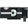 Bennett & Ross Ålesund Impianto stereo verticale - Microchaîne hi-fi avec lecteur CD, MP3, fonction UKW, USB et Bluetooth avec NFC - Installation sur pied ou murale - Telecomando incluso - Nero