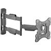 NVS LCD16 Supporto staffa per TV per 22 24 26 28 32 40 42 pollici 61 cm dalla parete, nero