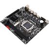 Tonysa B75 LGA1155 Motboard con Doppia modalità M.2 (NVME/NGFF), DDR3 da 16 GB per I7 3770K E3 V2, Grado Industriale PCB a 8 Livelli, Grafica Integrata Nessuna GPU Necessaria