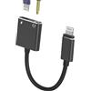 Aksenli Adattatore Lightning a Jack Cuffie 3.5mm(2in1)per iPhone 14 13 12 Pro Max Aux Audio Auricolari Caricatore Sdoppiatore per Apple Headphone Ricarica Adapter per iPad Cuffia Splitter Autoradio Accessori