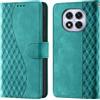 CaseGla Cover per Redmi Note 14 Pro 4G / 5G PU Pelle Custodia Flip Turquesa