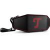 Teufel ROCKSTER Cross 2 Altoparlante Bluetooth portatile per interni ed esterni, con batteria a lunga durata fino a 38 ore, IPX5 resistente all'acqua, altoparlante stereo - black & red